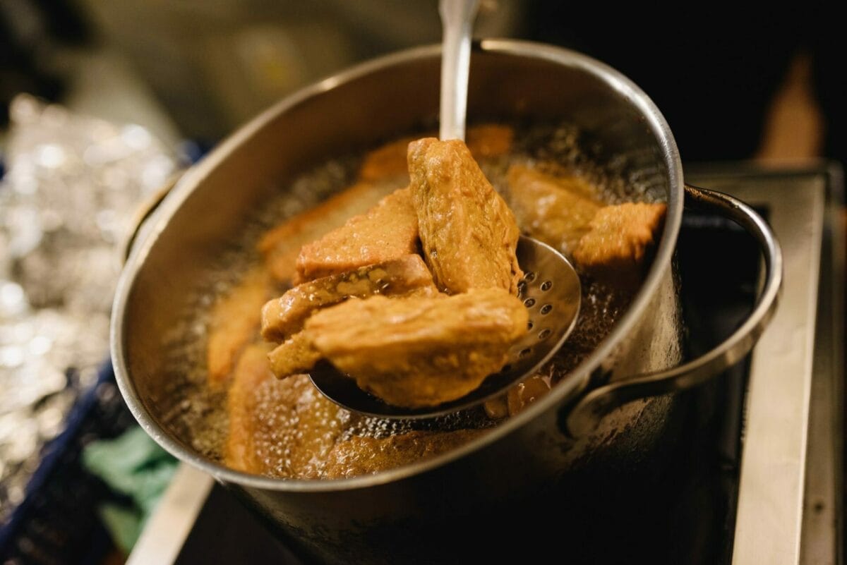 Photo of dumplings at the culinary fair in Warsaw