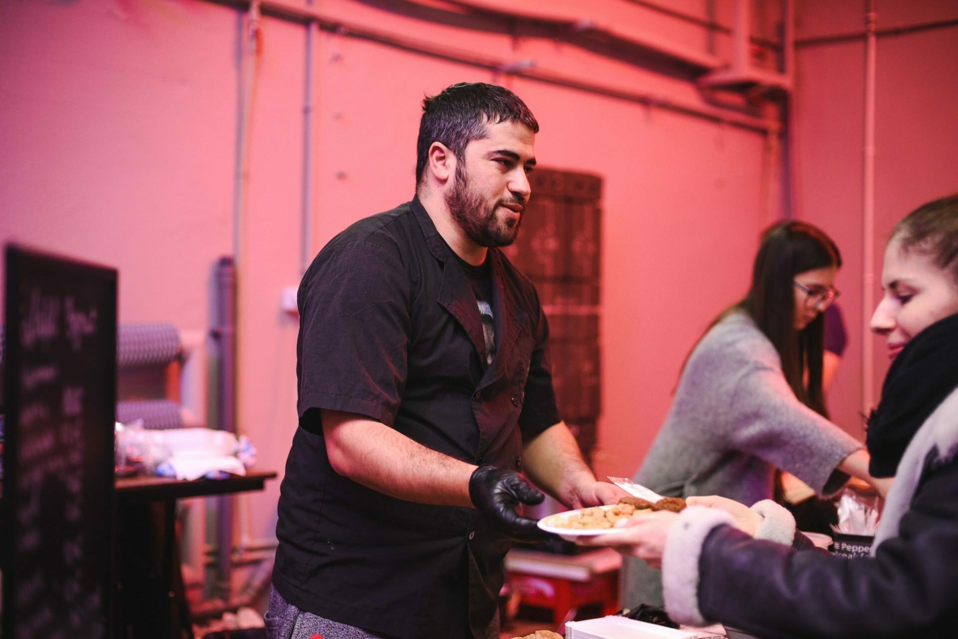 Cook releases food at fair