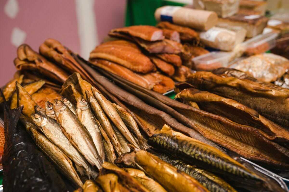 Geräucherter Fisch
