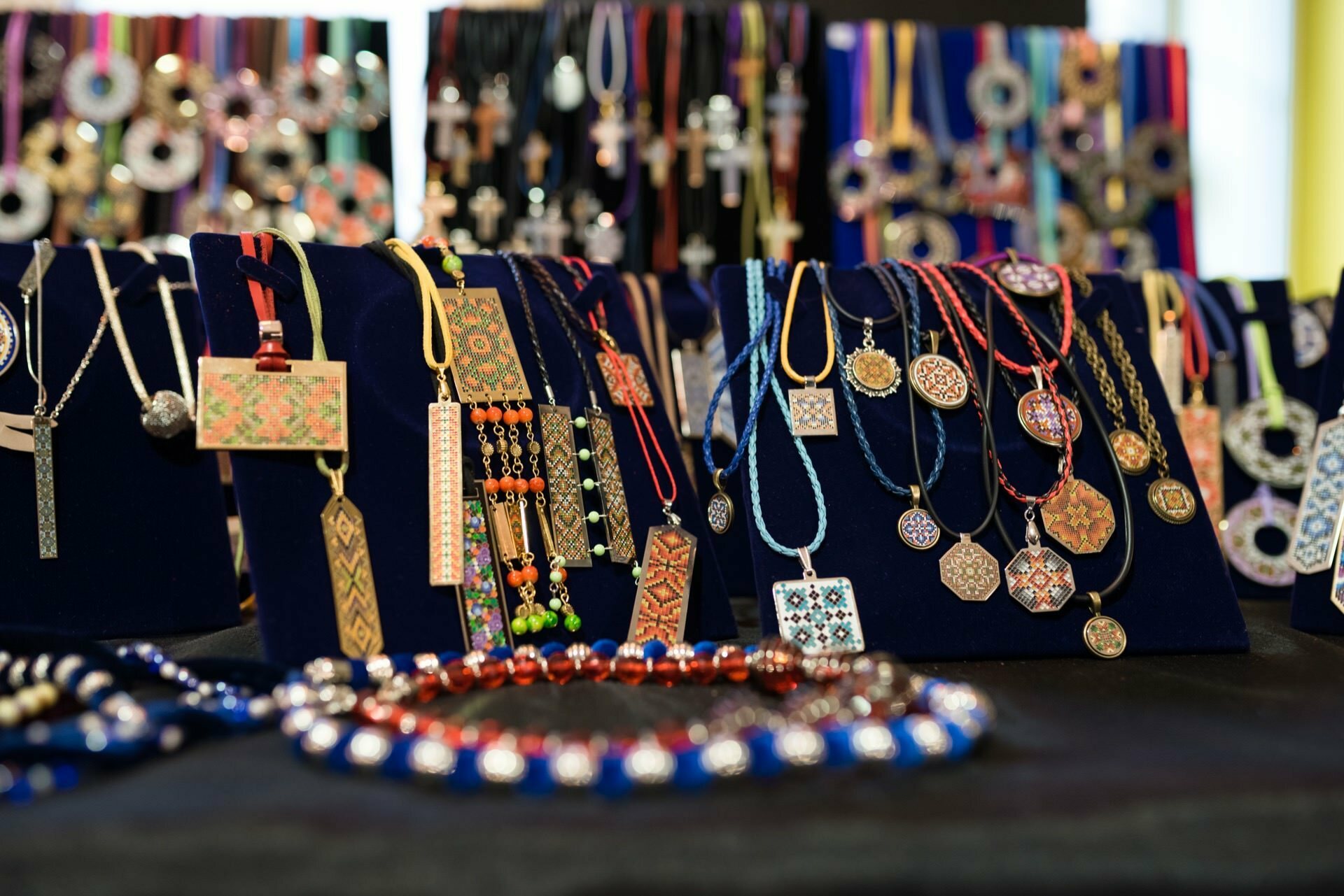 Colorful jewelry