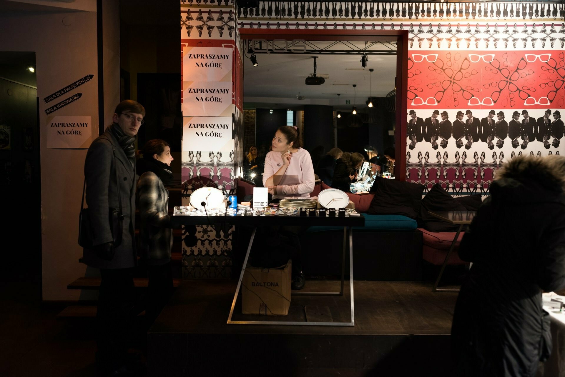 Jewelry stand at a trade fair in Warsaw