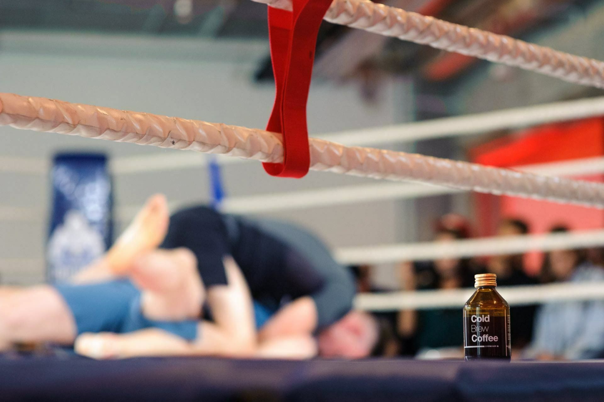 Bottle of Cold Brewed Coffee in the ring