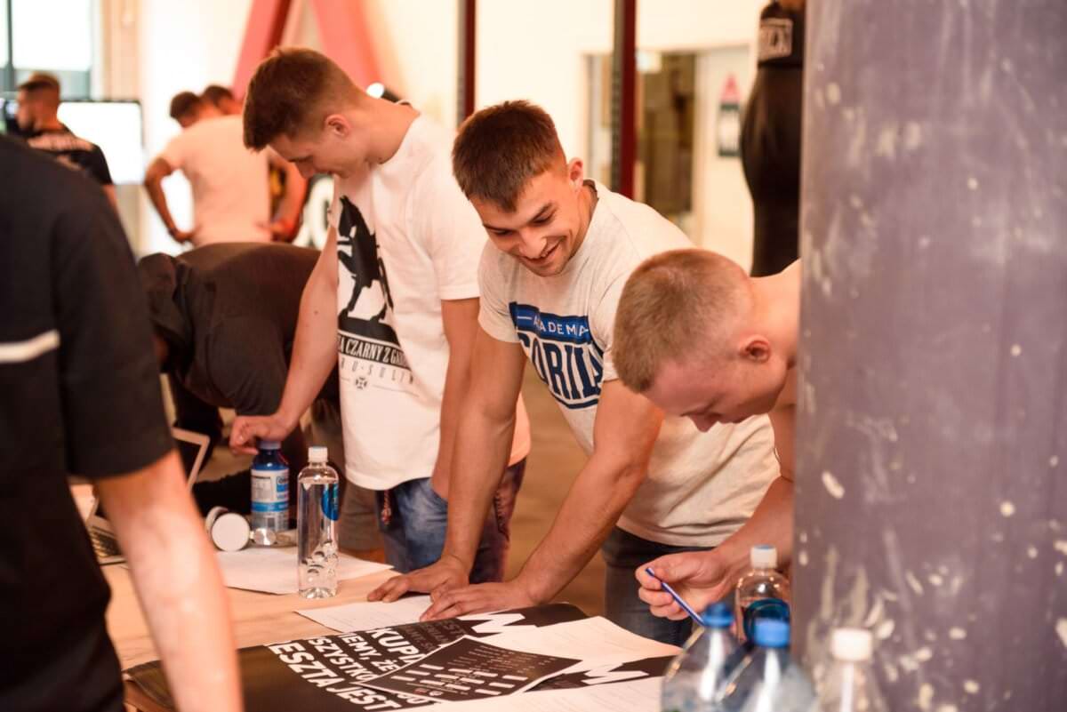 Rejestracja zawodników na turniej gorila akademi