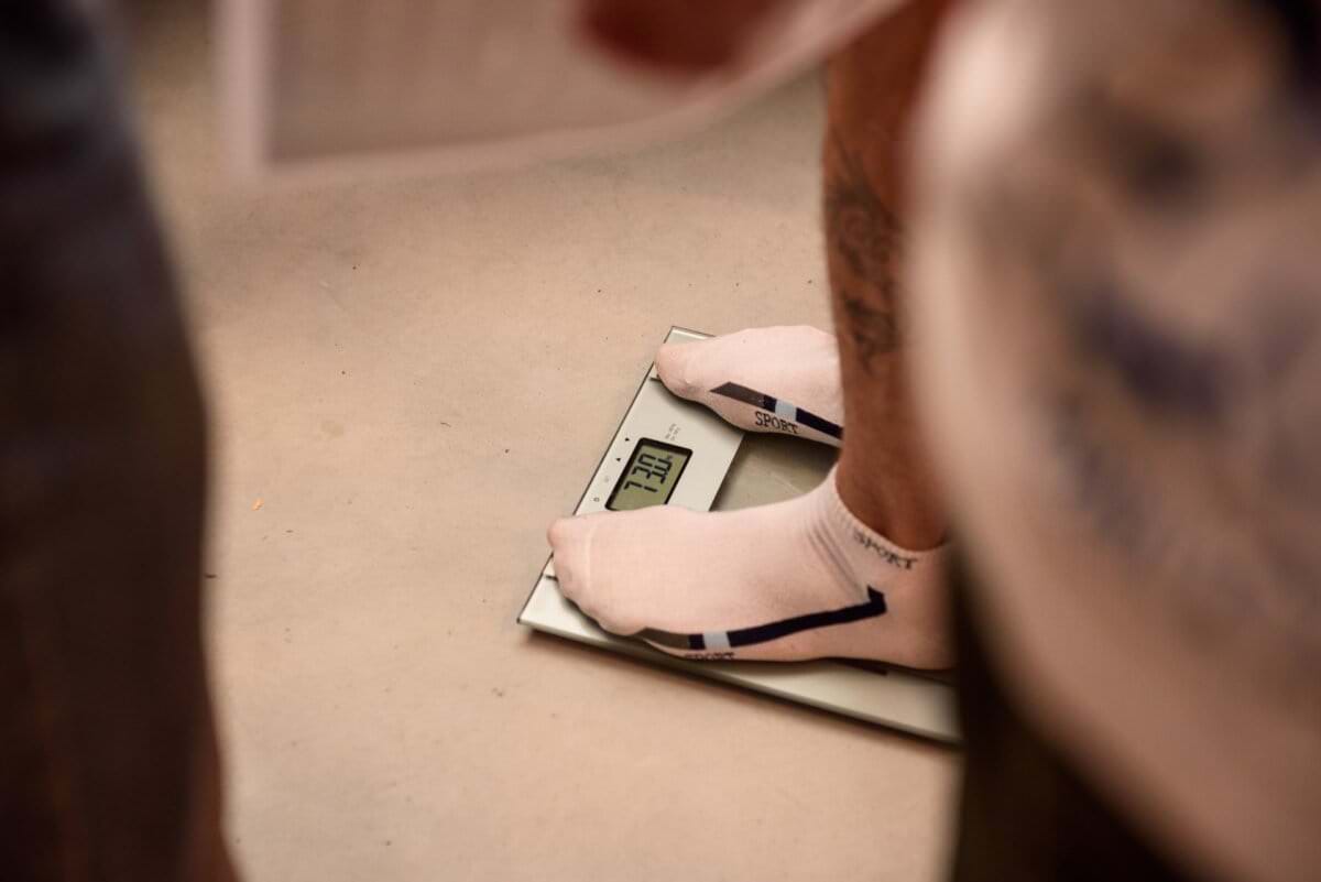 Waga wskazująca 73 kg