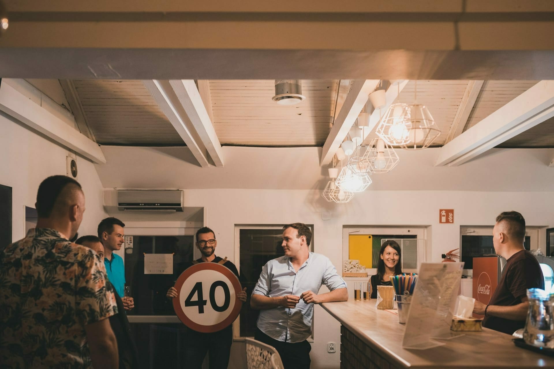 Guests at the bar