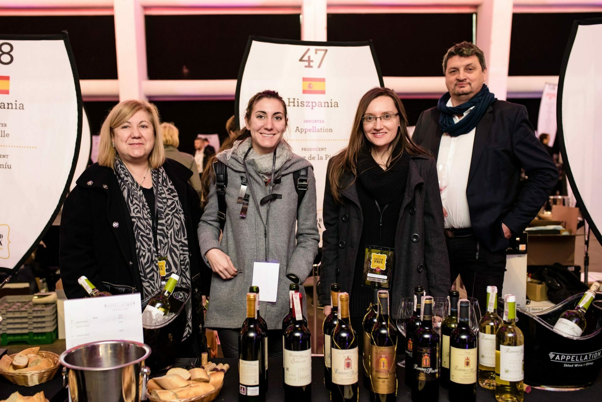 Family-owned wine stand from Spain