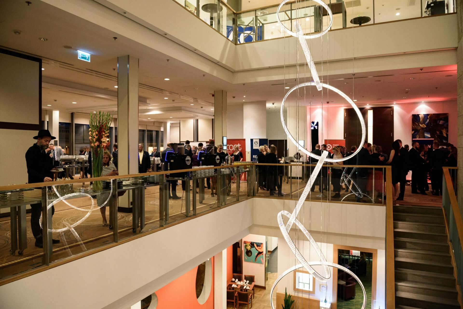 interior of the hotel during the gala