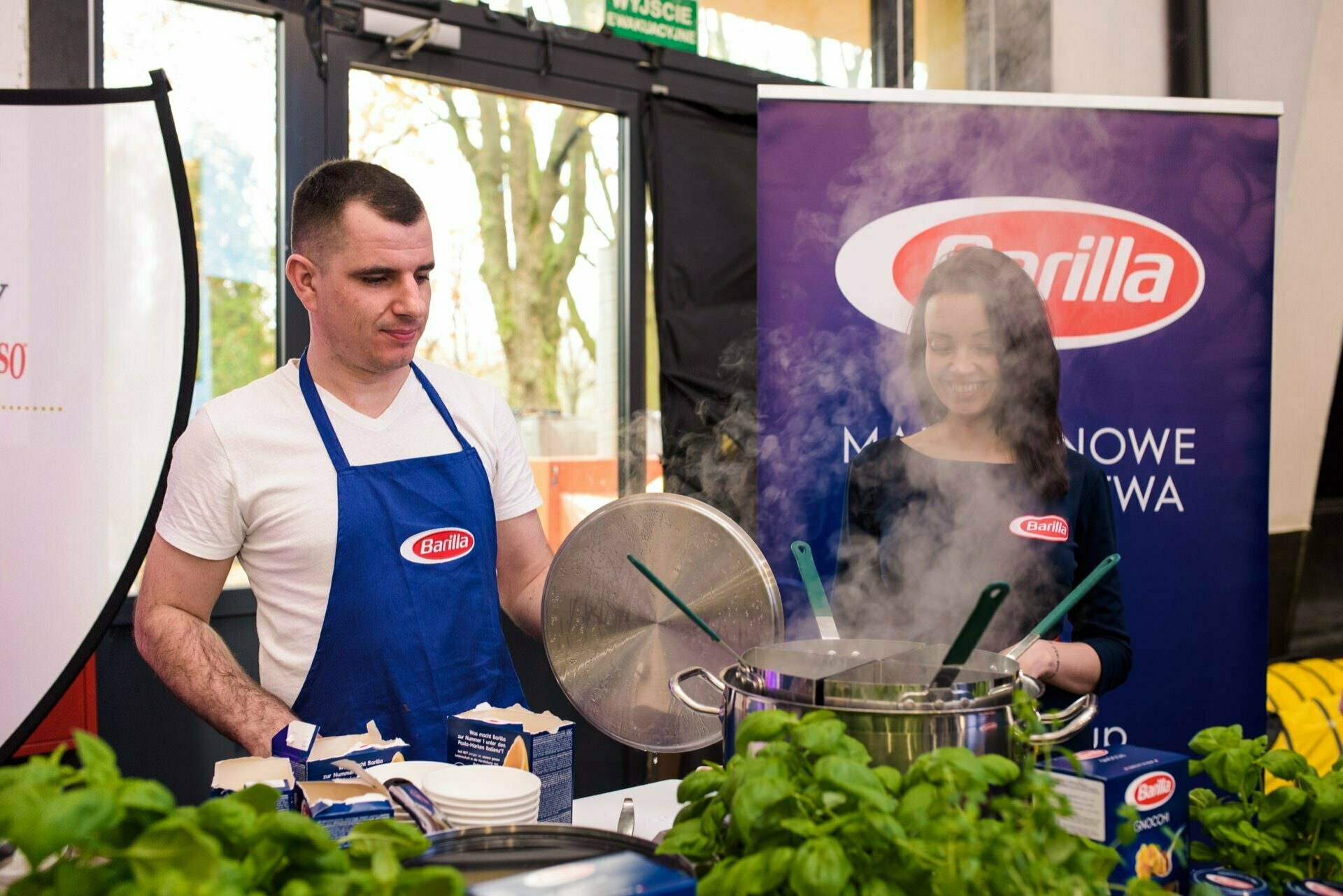 Barilla live cooking zone