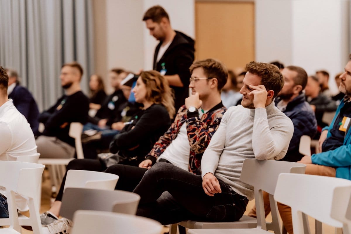 Audience at the conference