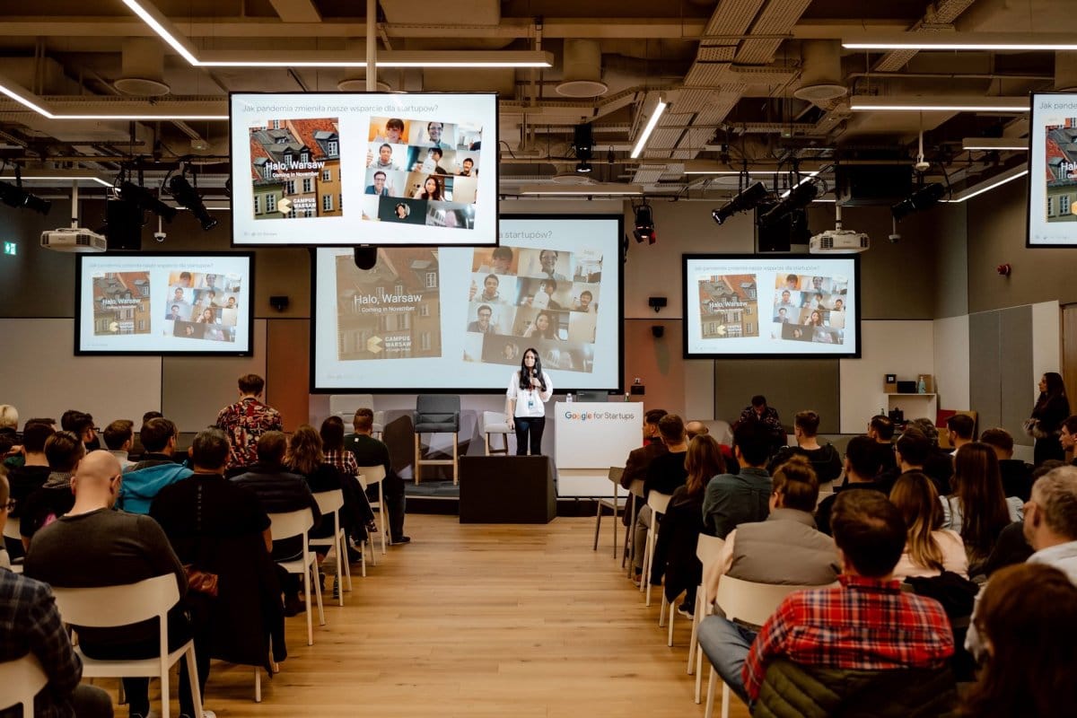 Conference at Google Campus Warsaw