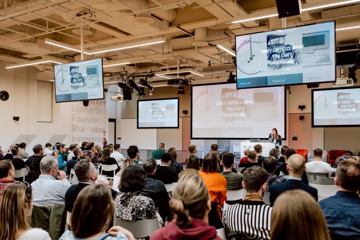 Conference at Google Campus Warsaw