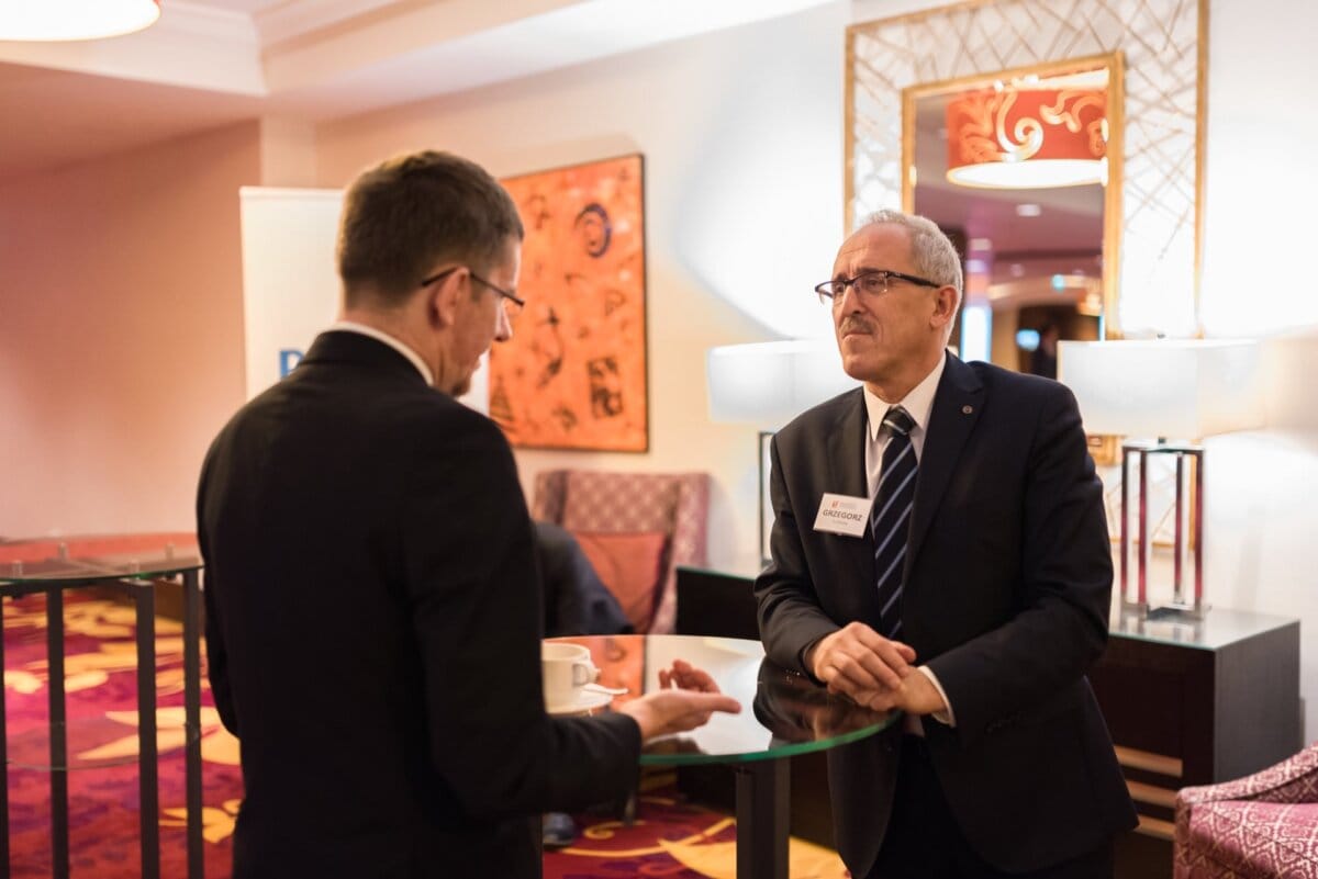 Networking talks during the conference