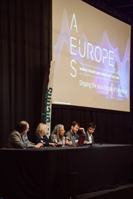 Panel dyskusyjny podczas AES Europe 2025