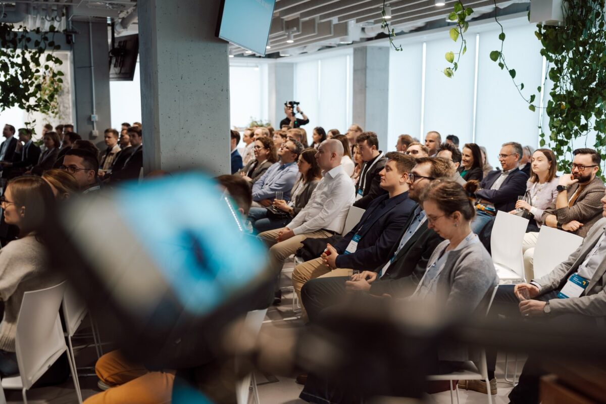 Ekipa filmowa podczas Guidewire Warsaw Pricing Meetup 2026
