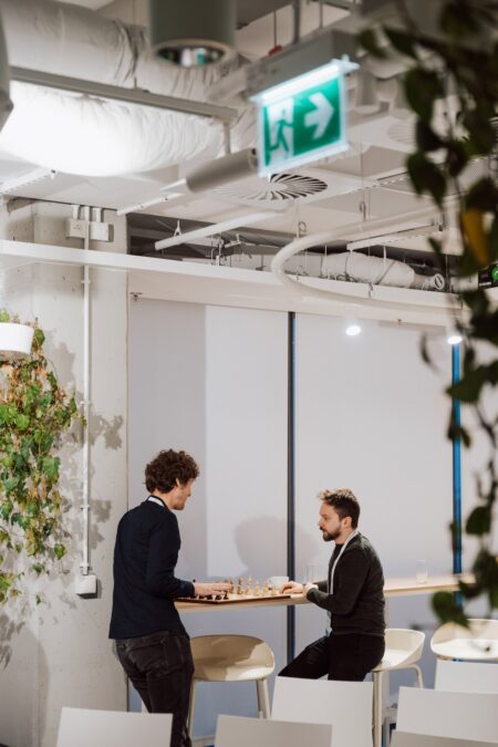 Przerwa na szachy podczas Guidewire Warsaw Pricing Meetup 2026