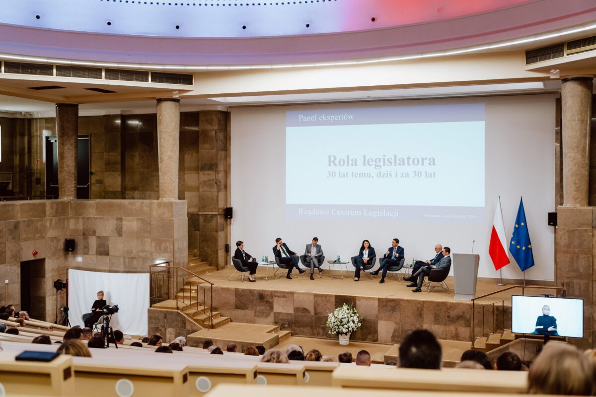 Panel dyskusyjny Rola legislatora podczas jubileuszu RCL
