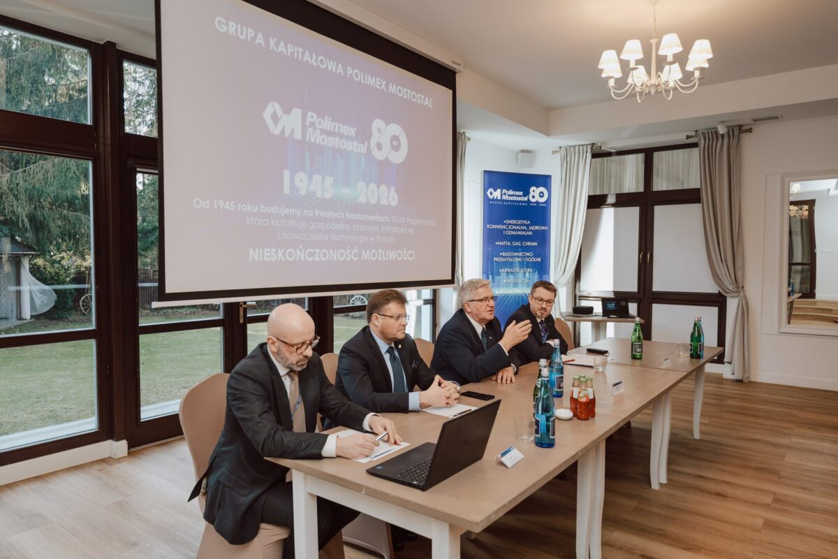 Prelegenci panelu dyskusyjnego podczas seminarium eksperckiego w Konstancinie