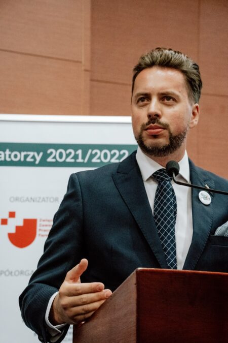 Prelegent podczas Gali ReFarmatorzy 2021/2022