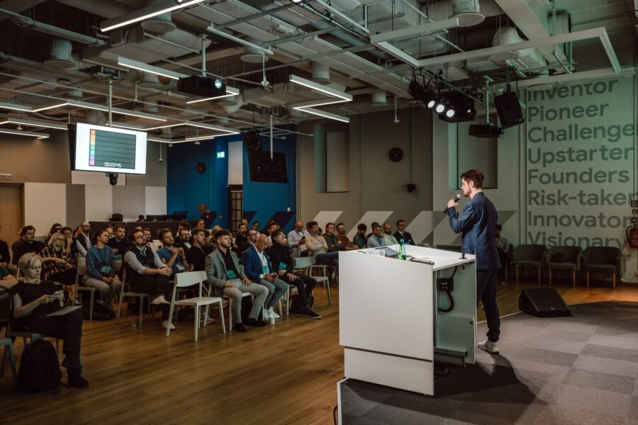 Sala Google for Startups Campus podczas konferencji Founders Connect 5 w Warszawie