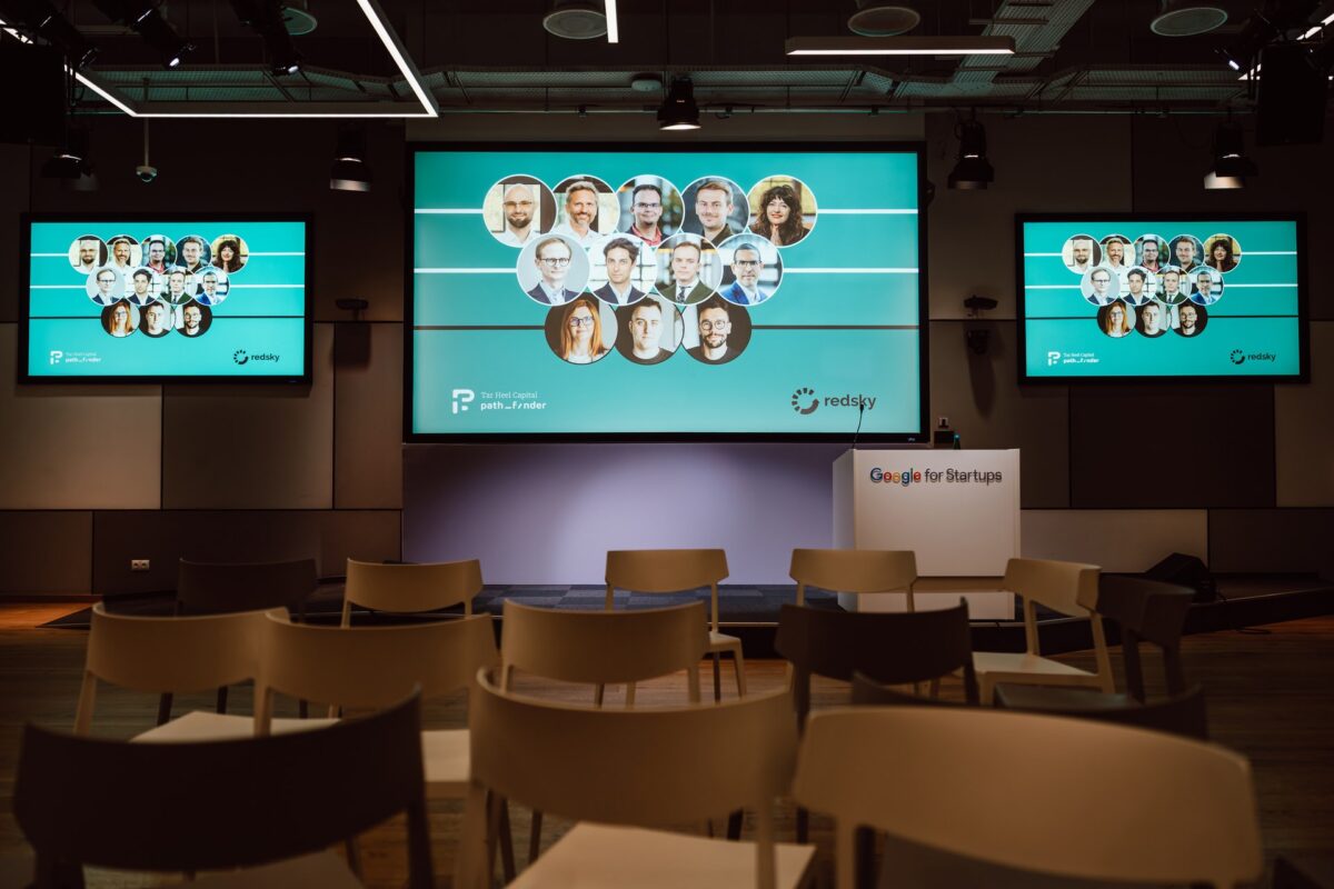 Sala Google for Startups Campus po zakończeniu konferencji Founders Connect 5