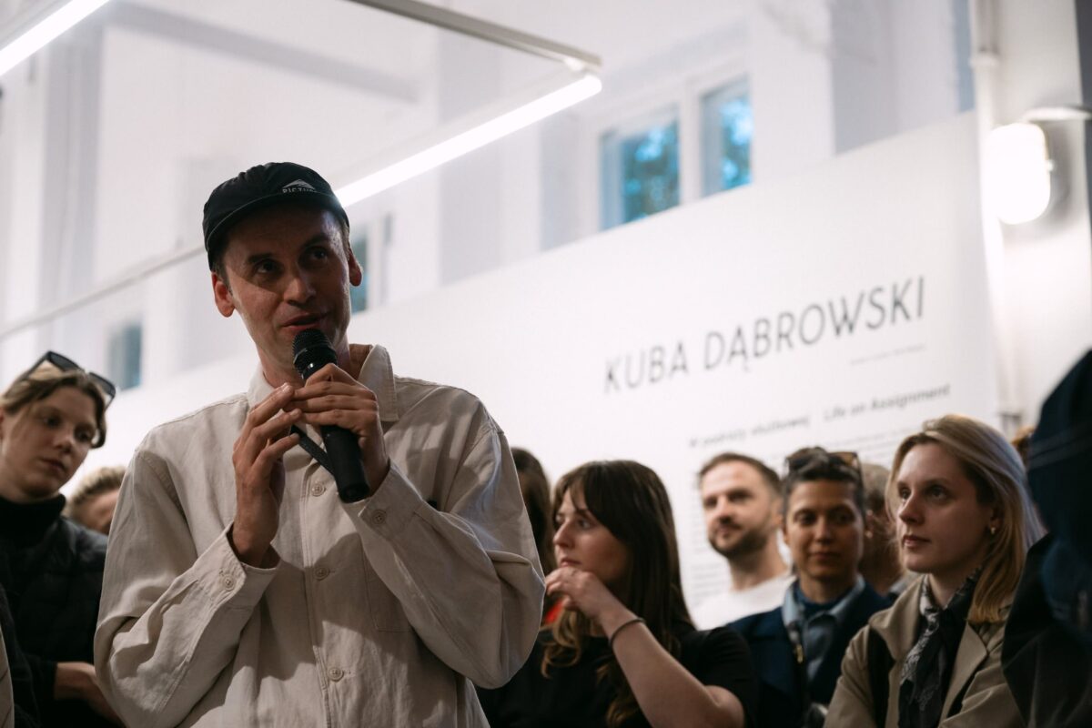 Spotkanie z artystą podczas otwarcia Instytutu Fotografii Fort